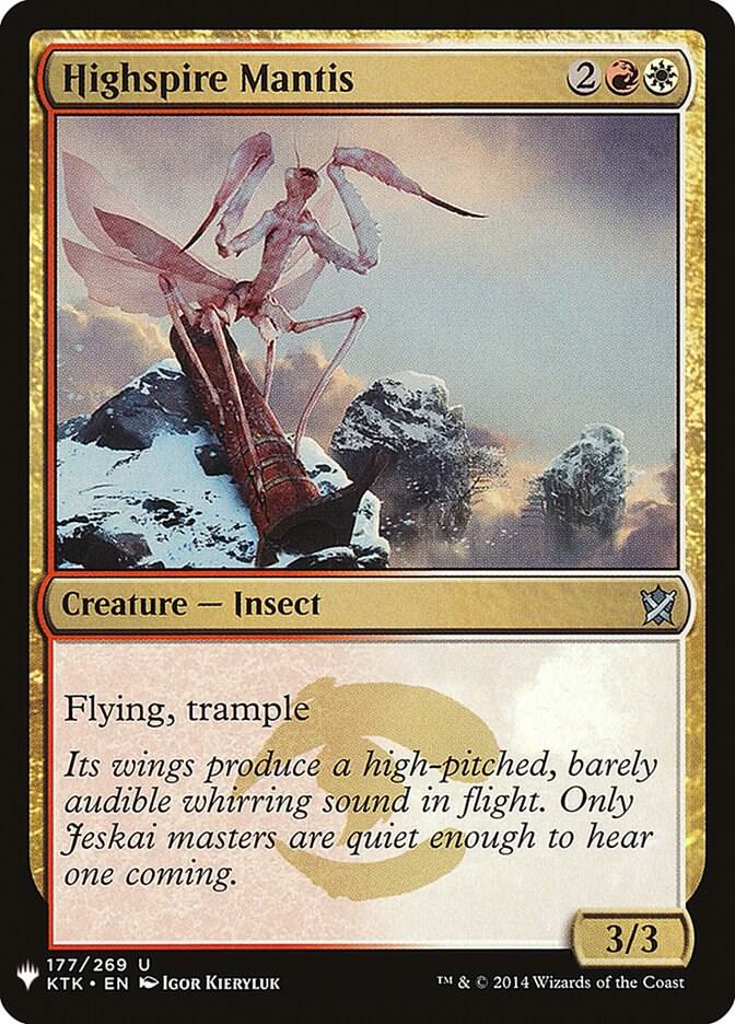 Highspire Mantis - The List Reprints 177