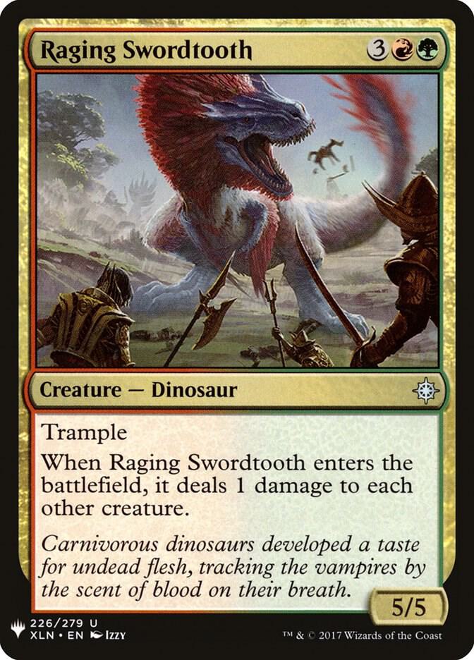 Raging Swordtooth - The List Reprints 226