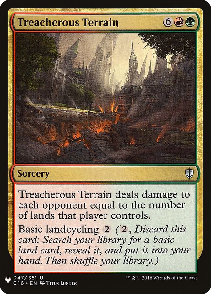 Treacherous Terrain - The List Reprints 047/351