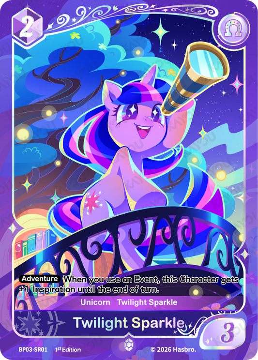 Twilight Sparkle BP03-SR01 Nightmare Night trading card