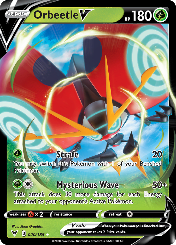Orbeetle V - Vivid Voltage 020/185 (Foil) - Near Mint