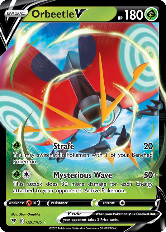 Orbeetle V - Vivid Voltage 020/185 (Foil) - Near Mint