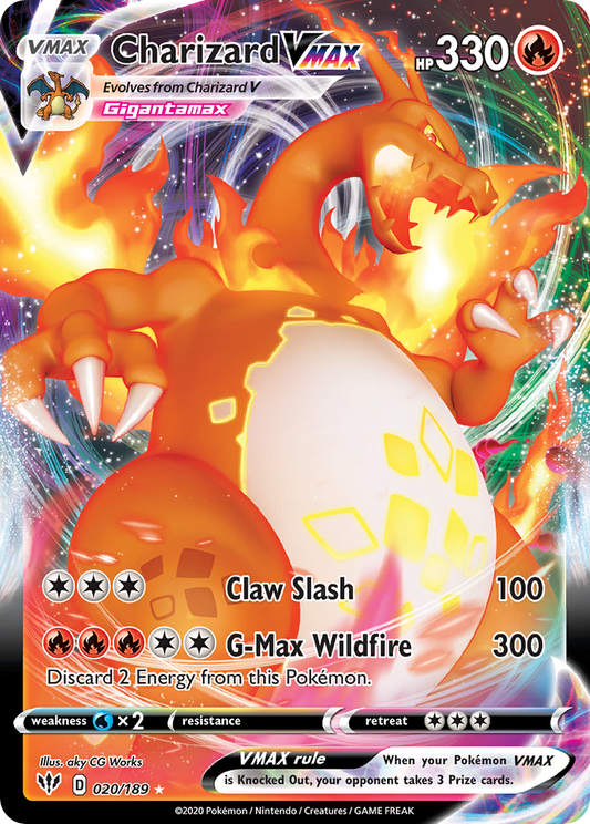 Charizard VMAX - Darkness Ablaze 020/189 (Foil) - Near Mint
