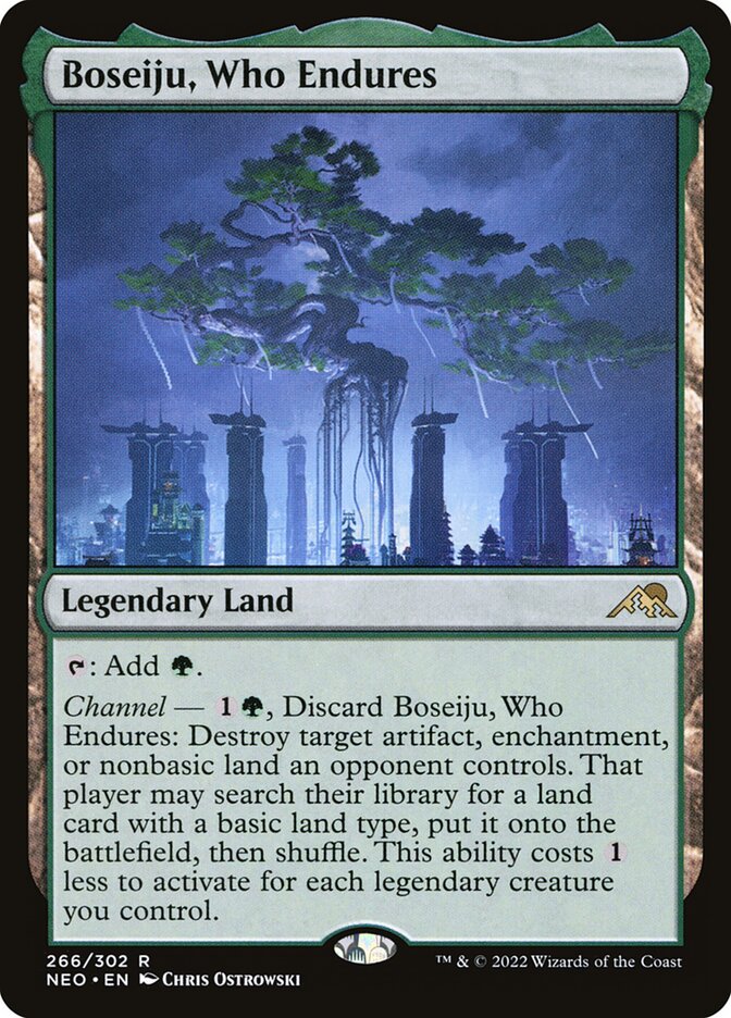 Boseiju, Who Endures - Kamigawa: Neon Dynasty 266 (Foil)