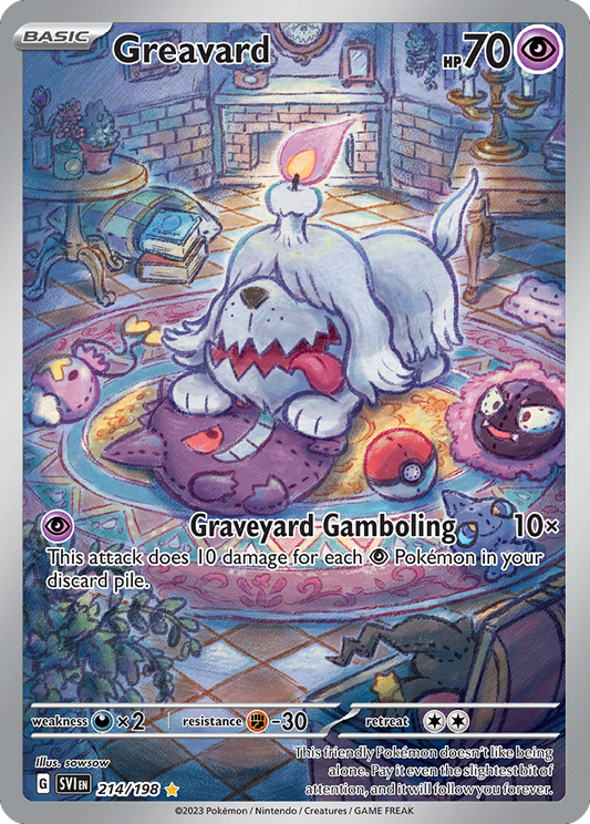 Greavard - Scarlet & Violet Base Set 214/198 (Foil) - Near Mint