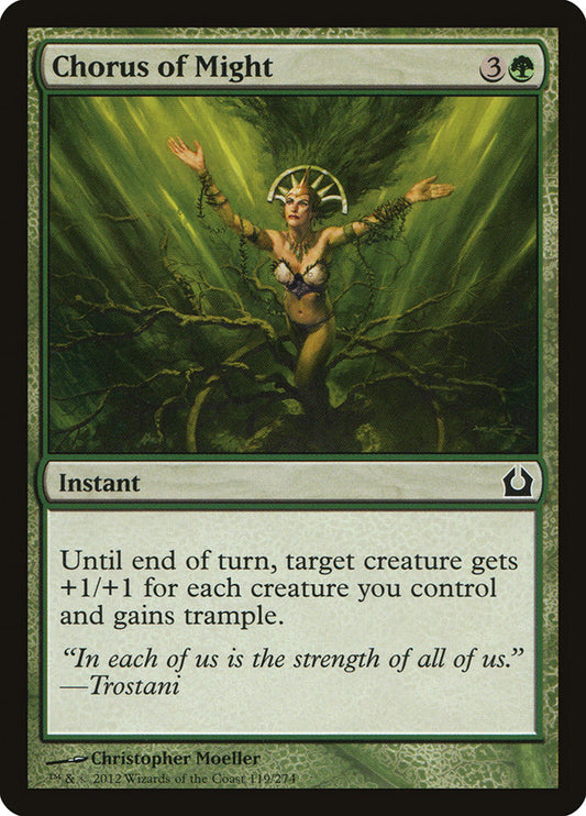 Chorus of Might - RTR 119  (Foil)