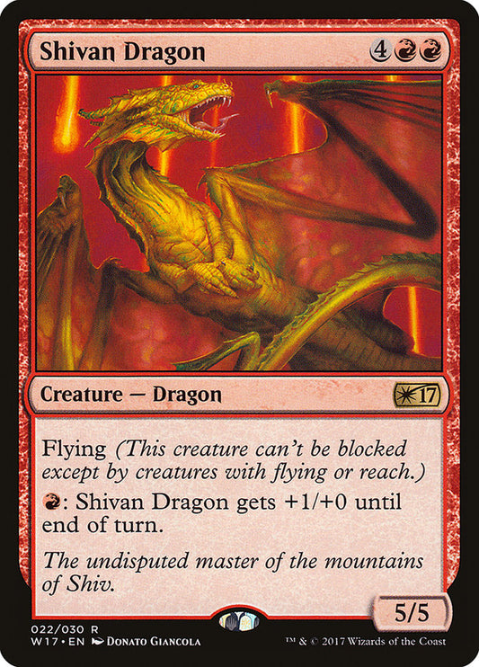 Shivan Dragon - Welcome Deck 2017 22