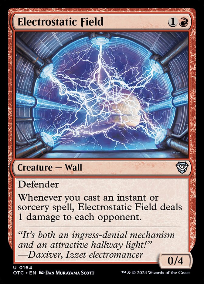 Electrostatic Field - Outlaws of Thunder Junction Commander 164