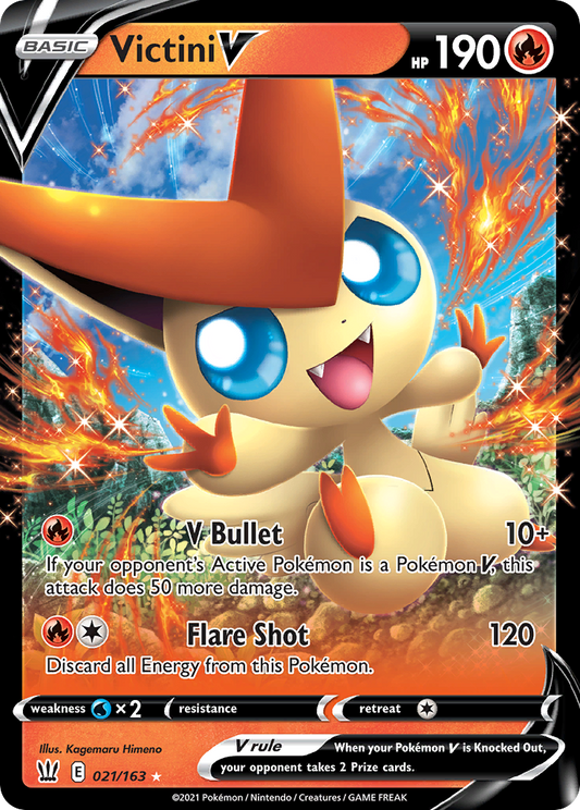 Victini V - Battle Styles 021/163 (Foil) - Near Mint