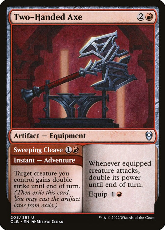 Two-Handed Axe // Sweeping Cleave - CLB 203