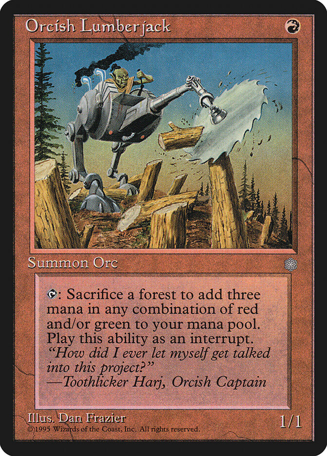 Orcish Lumberjack - Ice Age 210