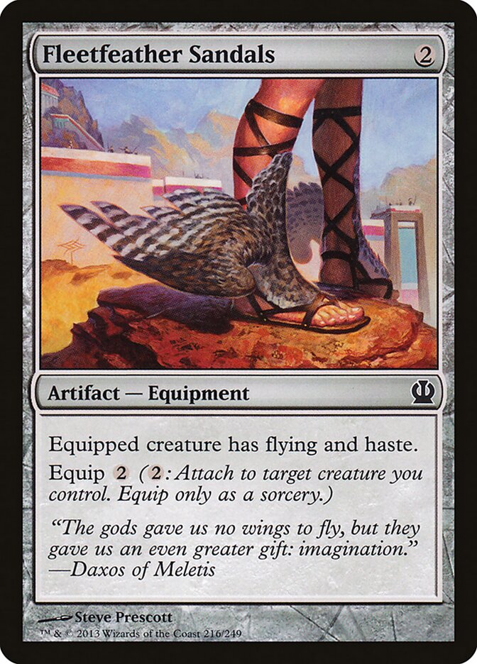 Fleetfeather Sandals - Theros 216