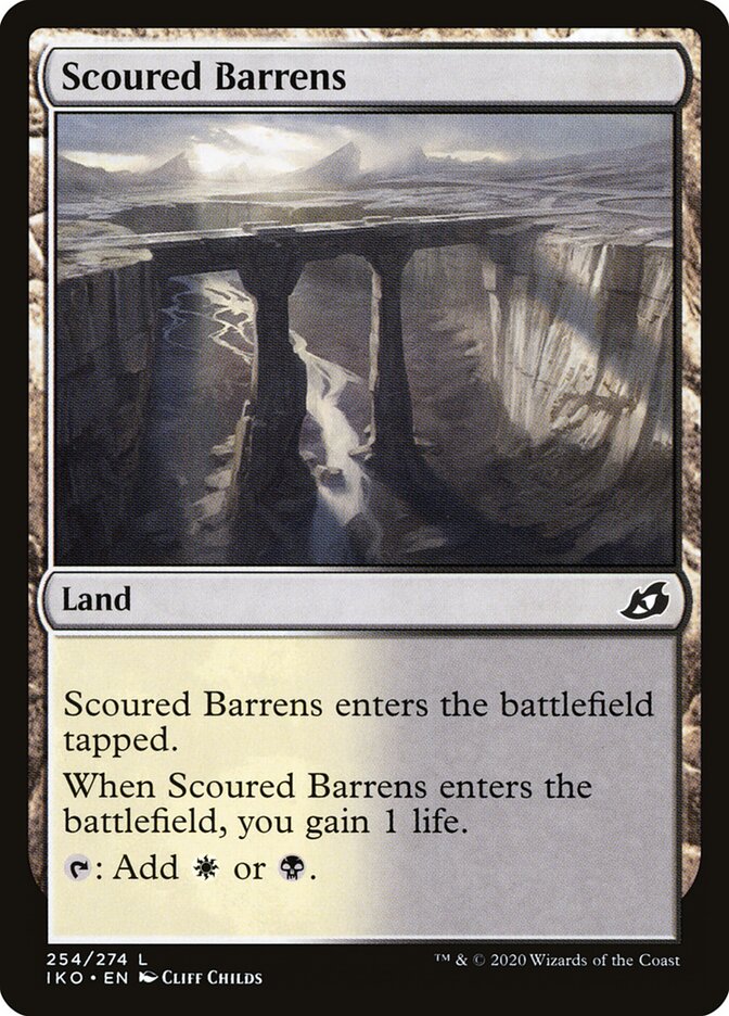 Scoured Barrens - Ikoria: Lair of Behemoths 254