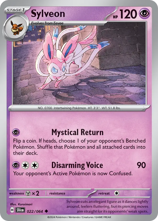 Sylveon - Shrouded Fable 022/064 (Foil) - Near Mint