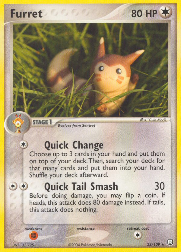 Furret - EX Team Rocket Returns 22 - Near Mint