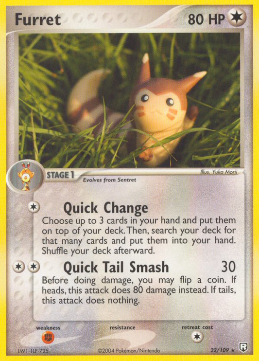 Furret - EX Team Rocket Returns 22 - Near Mint