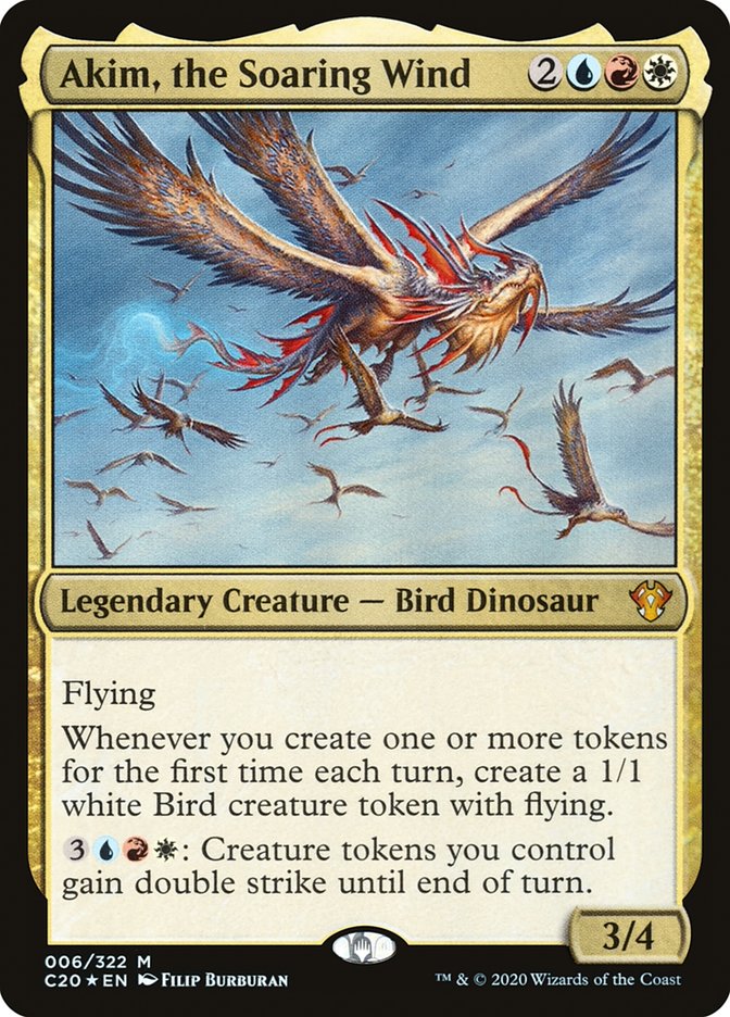 Akim, the Soaring Wind - Commander 2020 6 (Foil)