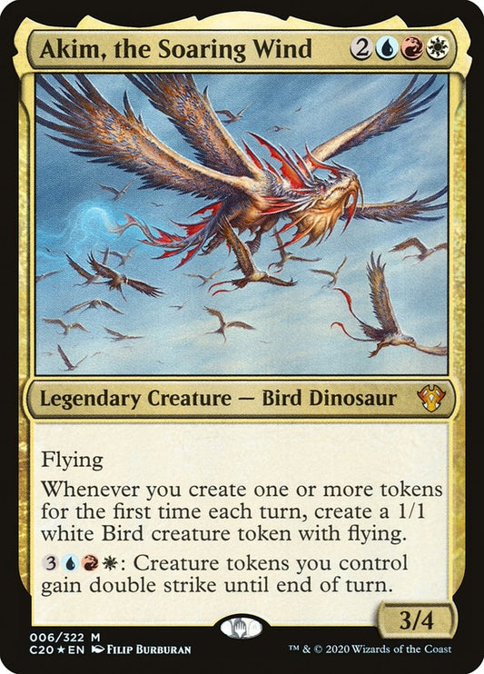 Akim, the Soaring Wind - Commander 2020 6 (Foil)
