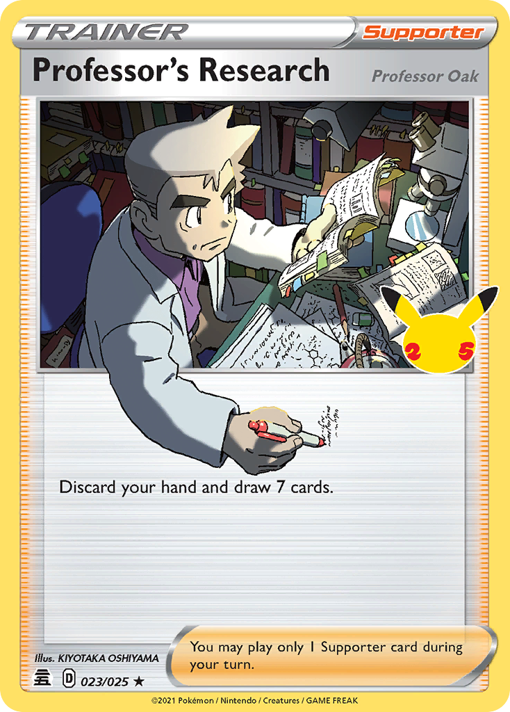 Professor's Research - Celebrations 023/025 (Foil) - Near Mint