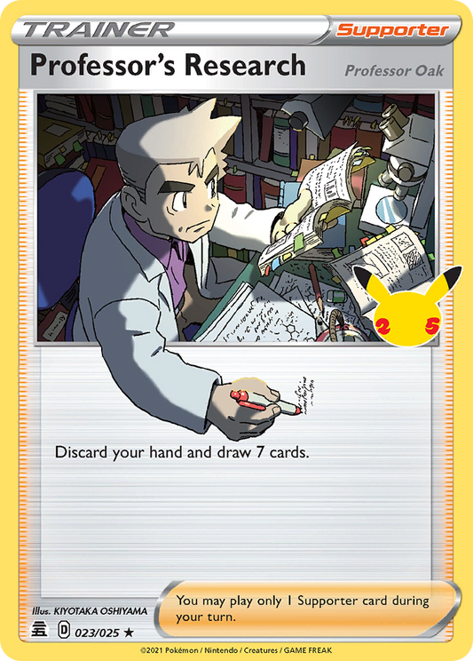 Professor's Research - Celebrations 023/025 (Foil) - Near Mint