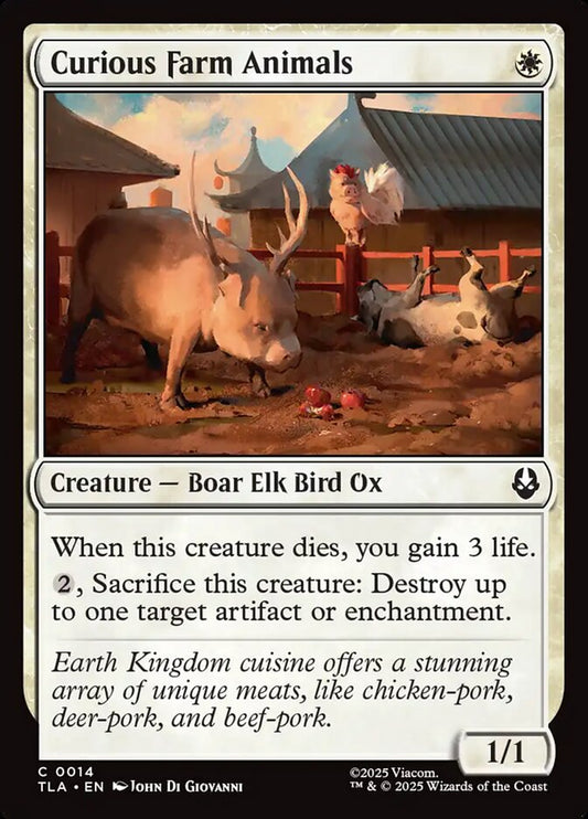 Curious Farm Animals - TLA 14  (Foil)