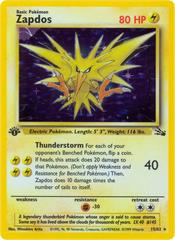 Zapdos - 15/62 (Cosmos Holo) (First Edition) - Miscellaneous Cards & Products 015/062 (Foil) - Near Mint
