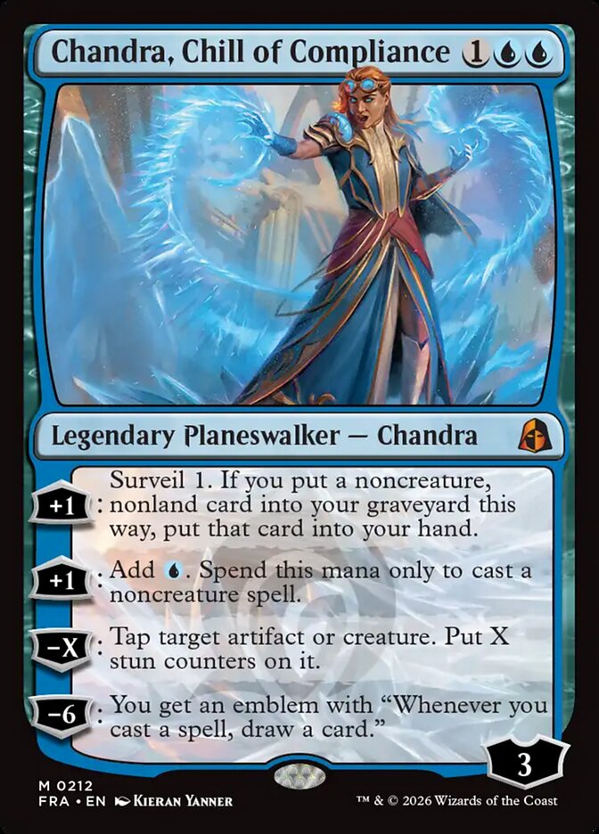 Chandra, Chill of Compliance - Reality Fracture 212 (Foil)