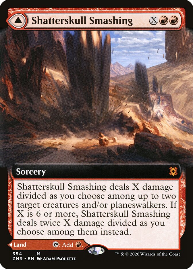 Shatterskull Smashing // Shatterskull, the Hammer Pass - Zendikar Rising 354