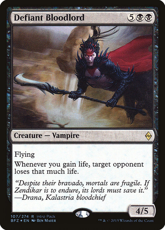 Defiant Bloodlord - PBFZ 107  (Foil)