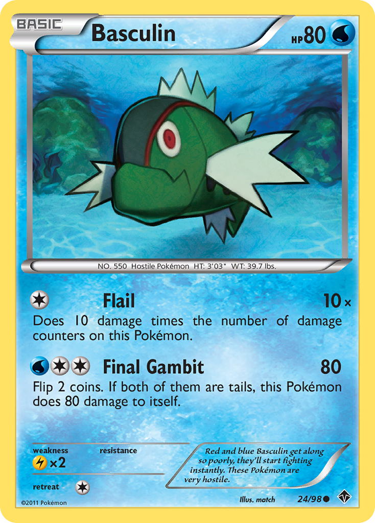 Basculin - White Flare 024/086 (Foil) - Near Mint