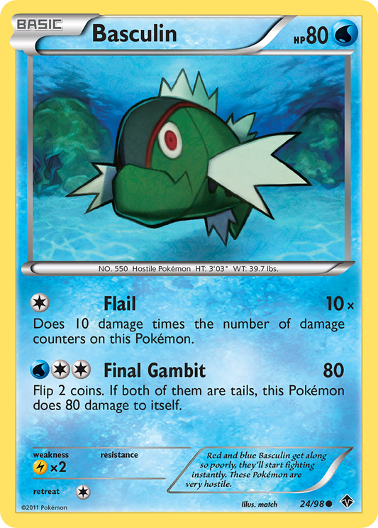 Basculin - White Flare 024/086 (Foil) - Near Mint