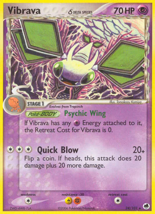 Vibrava - EX Dragon Frontiers 24/101  - Near Mint