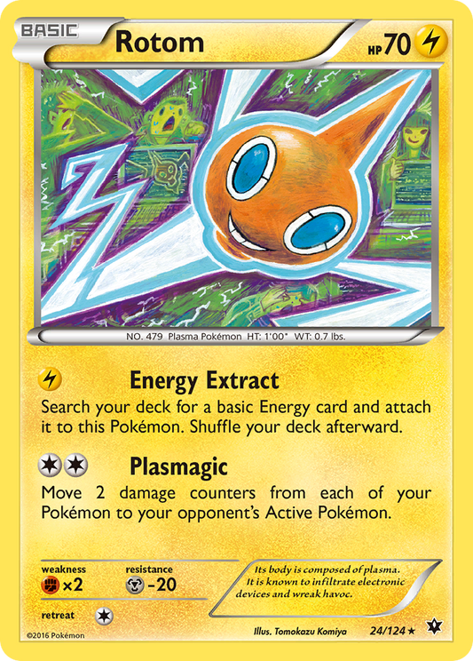 Rotom - Fates Collide 24 (Foil) - Near Mint