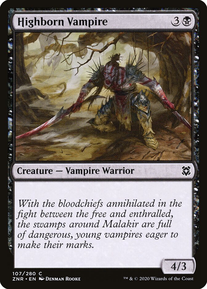 Highborn Vampire - Zendikar Rising 107 (Foil)