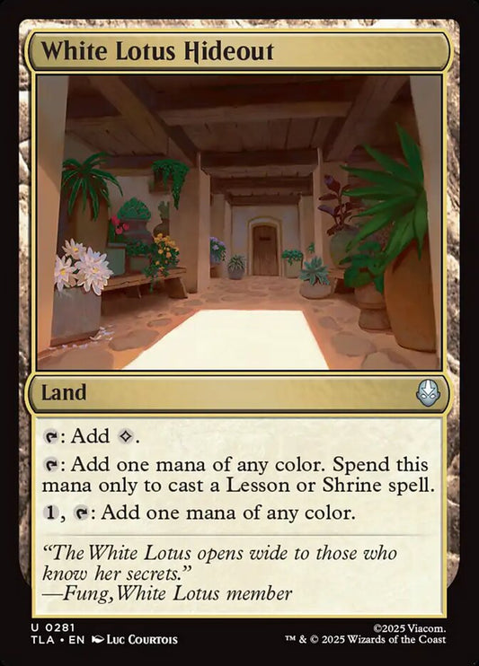 White Lotus Hideout - TLA 281