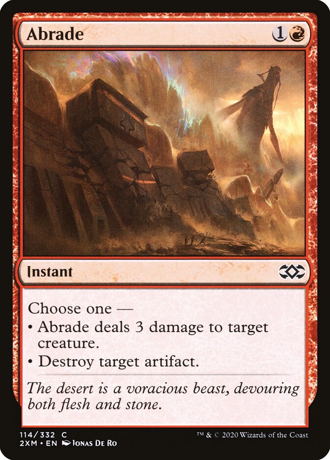 Abrade - Double Masters 114 (Foil)