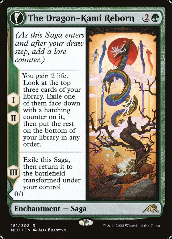 The Dragon-Kami Reborn // Dragon-Kami's Egg - Kamigawa: Neon Dynasty 181