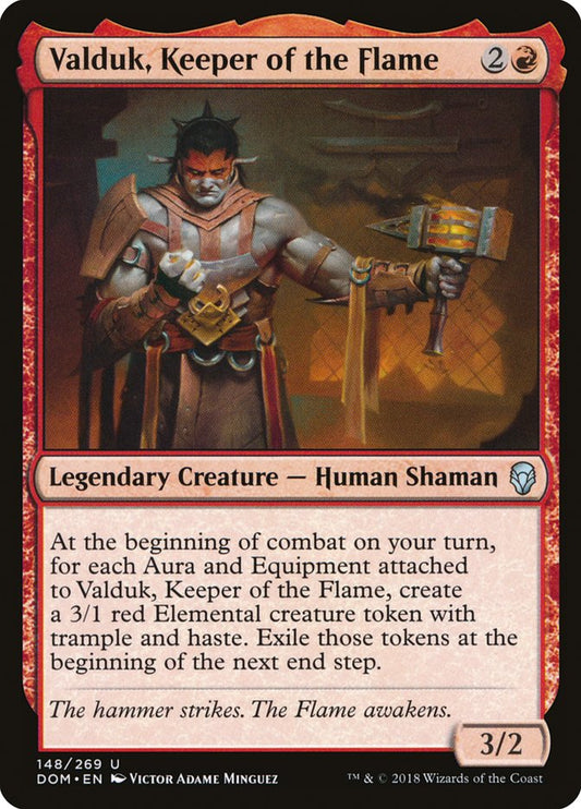 Valduk, Keeper of the Flame - DOM 148  (Foil)