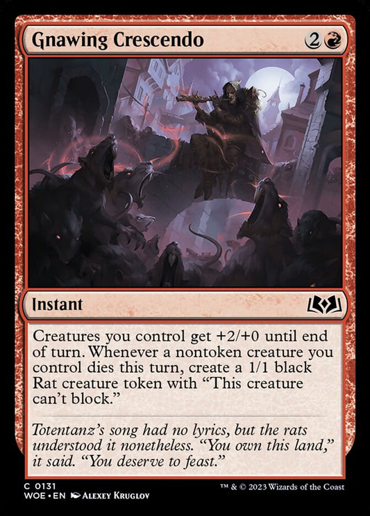 Gnawing Crescendo - Wilds of Eldraine 131