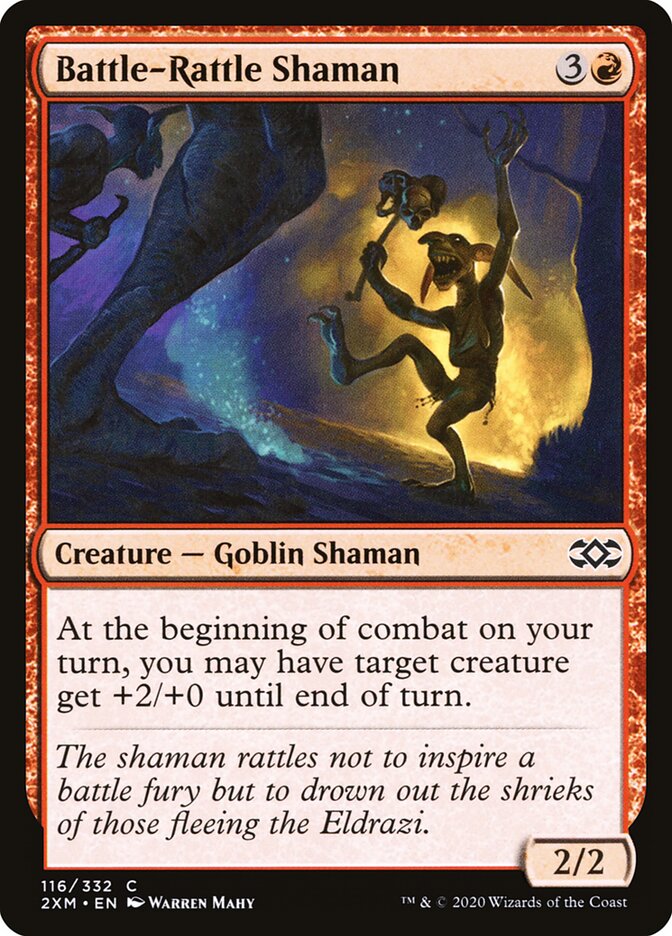 Battle-Rattle Shaman - Double Masters 116