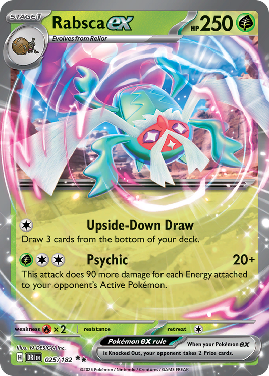 Rabsca ex - Destined Rivals 025/182 (Foil) - Near Mint