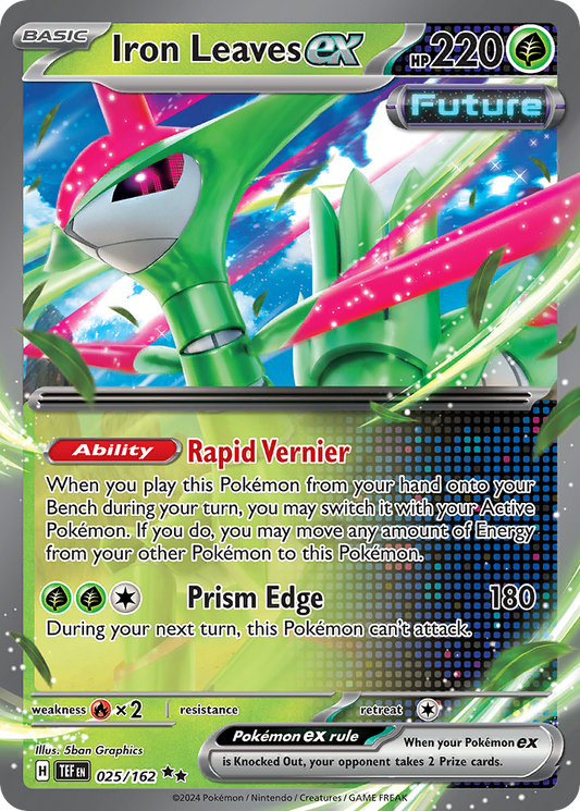 Iron Leaves ex - Temporal Forces 025/162 (Foil) - Near Mint