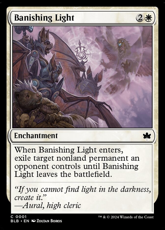 Banishing Light - Bloomburrow 1
