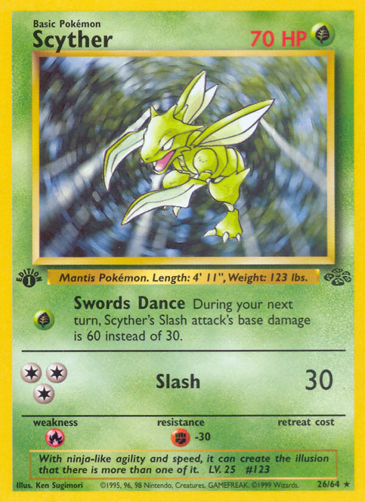 Scyther - Jungle 26 - Damaged