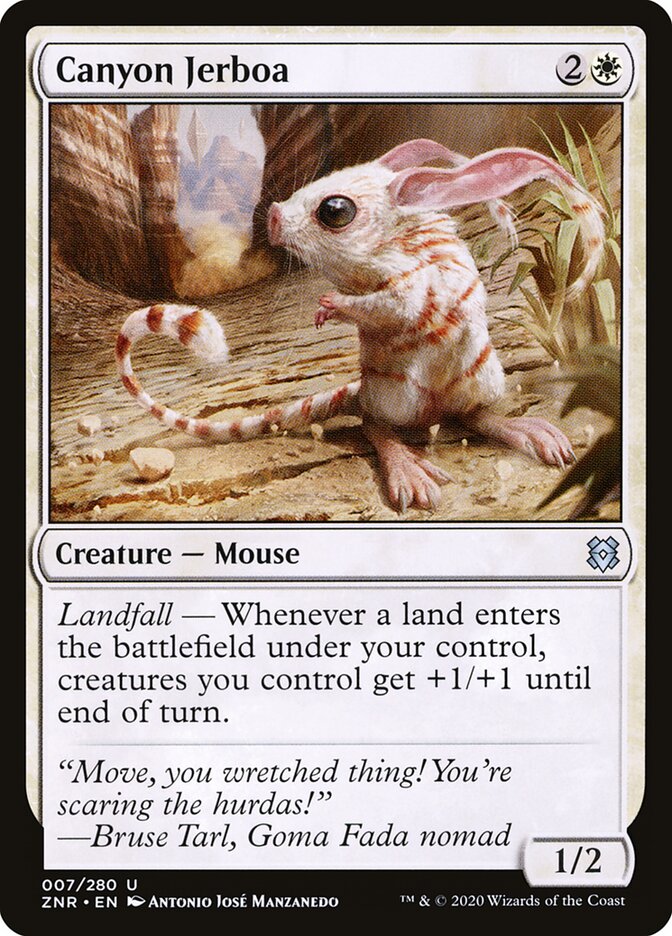Canyon Jerboa - Zendikar Rising 7 (Foil)