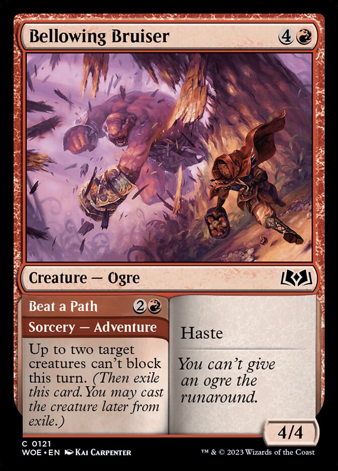 Bellowing Bruiser - Wilds of Eldraine 121