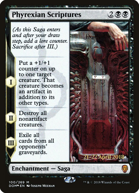 Phyrexian Scriptures - Dominaria Promos 100s (Foil)