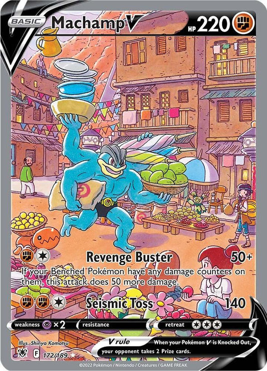 Machamp V (Alternate Full Art) - SWSH10: Astral Radiance