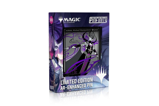 Magic: The Gathering - Ashiok, Wicked Manipulator, Card Style AR Enhanced Pin