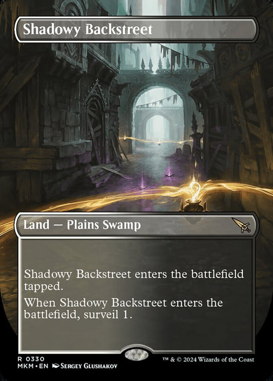 Shadowy Backstreet - MKM 330  (Foil)